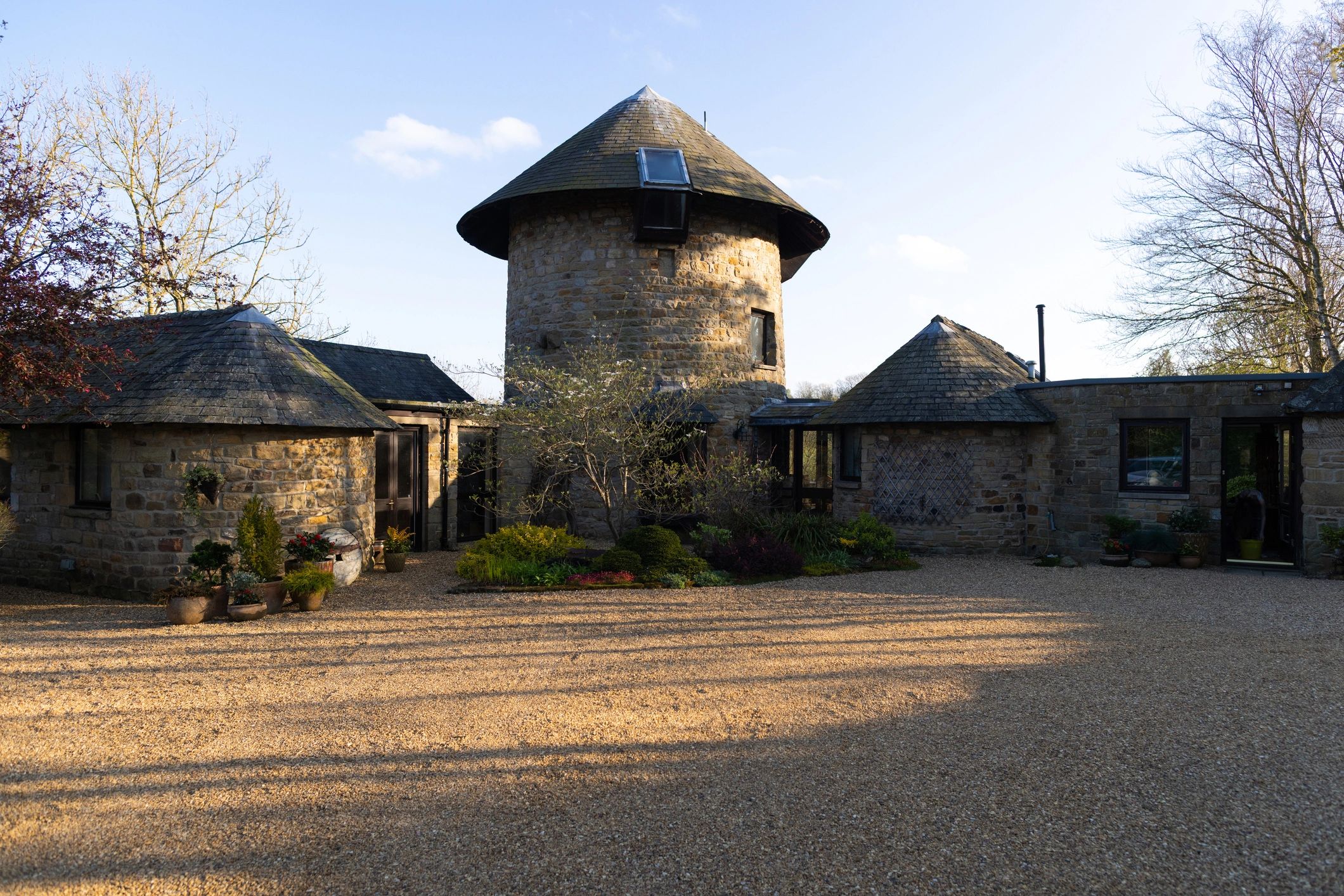 Traditional historic-style house exterior